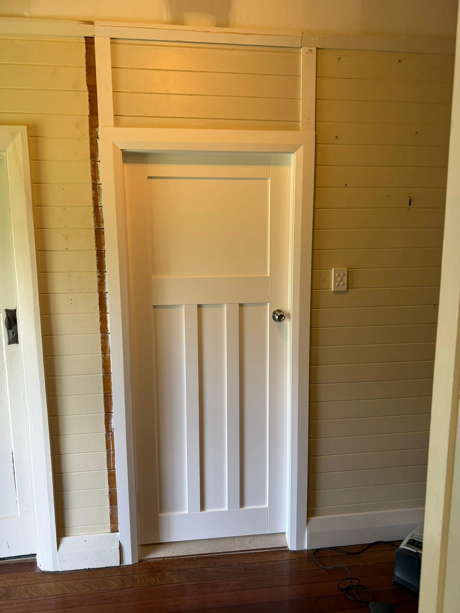 A renovated interior